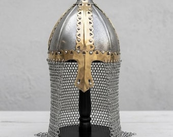 Gnezdovo Viking Helmet  Medieval Reenactment Warrior Armor Helmet