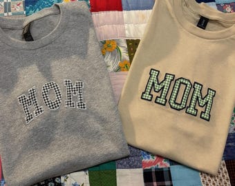Custom Gingham Applique Embroidered Shirt | Personalized Gift