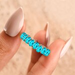 Gemstone Eternity Rings