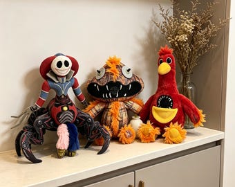 Poppy Playtime Chapter 5 Cham Plush, 1006 prototype clownpop, perifere knuffel horrorgame, op voorraad