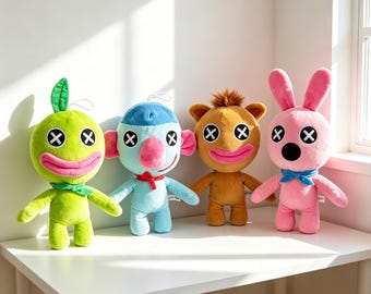 Steel a Brainrot Jandel-pluche, Brainrot Horror gevulde pop, Spooky Handgemaakt Horror Knuffel