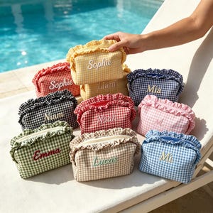 cheap soft rectangular canvas women makeup bag travel Eco Right Cosmetic Bag: Pouch For & Girls, Zipper Purse Organizer, Stylish Canvas Cotton Aesthetic, Large Capacity, Toiletry Storage, Purse-friendly : Beauty & Personal Care Faux Leather Bridesmaid Makeup Bag - Etsy