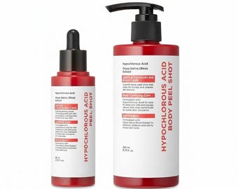 Peel Shot con ácido hipocloroso: sérum exfoliante suave para piel muerta.