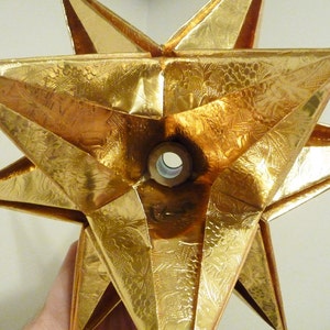 PAPYRUS Origami Christmas Tree Topper Gold Star, Classic, XMas, Modern, Traditional, Classy, Timeless, Original image 7