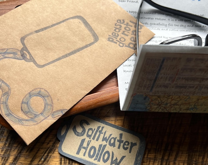 First Letter from Saltwater Hollow, East Coast Art, Stickers, Bookmarks (One-Time)