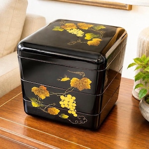 1980's Shippo Yaki Cloisonne Bento Box