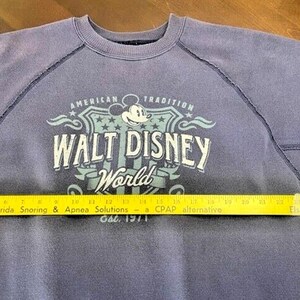 Vintage Walt Disney World Sweatshirt Crewneck Y2K Mickey Mouse Disney Park Large 画像 2