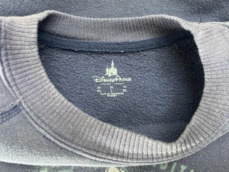 Vintage Walt Disney World Sweatshirt Crewneck Y2K Mickey Mouse Disney Park Large 画像 5