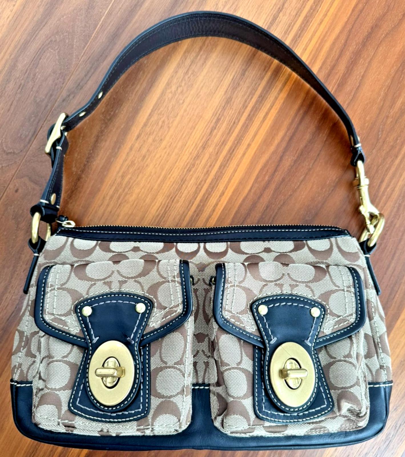 Coach Vintage Turnlock Bag - Etsy