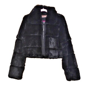 Y2k Rabbit Fur Coat - Etsy