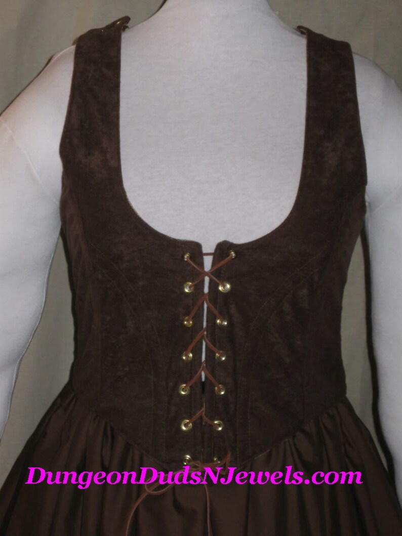 DDNJ Choose Fabrics Reversible Demi Corset Style Bodice Renaissance Plus Custom Made ANY Size Gothic Vampire Gypsy Victorian Cosplay LARP