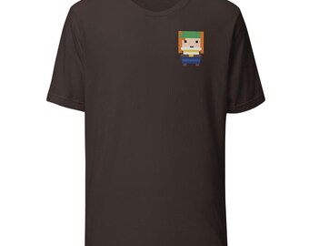 Quartermaster - T-shirt - Pixel Art Pirate (Embroidered)