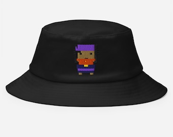 Quartermaster - Bucket Hat - Pixel Art Pirate (Embroidered)