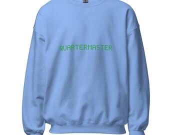 Quartermaster - Crew Neck - Pixel Art Pirate (Printed)