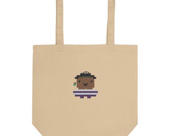 Quartermaster - Tote Bag - Pixel Art Pirate (Embroidered)