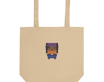 Quartermaster - Tote Bag - Pixel Art Pirate (Embroidered)