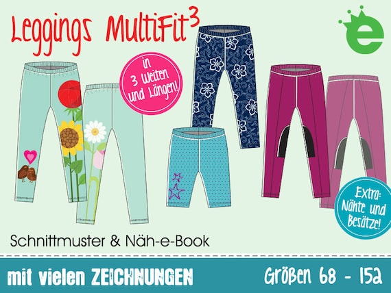 heden Bezienswaardigheden bekijken Bestuurbaar GERMAN Instructions Kinder-leggings Multifit EU Sizes 68152 - Etsy