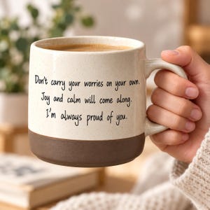 Personalized Handwritten Text Mug, Custom Message Coffee Mug For Home, Bespoke Handwriting Keepsake, Unique Comfort Gift
