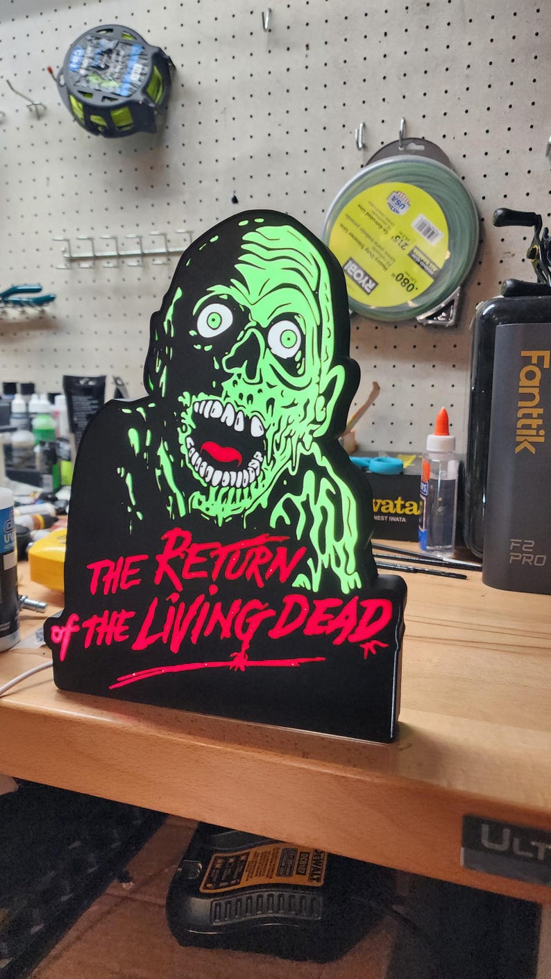 Premium Tarman LED Lightbox – Inspired by The Return of the Living Dead image 1