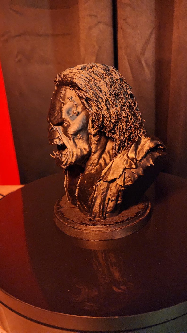 Rawhead Rex Inspired Display Bust - Primed and Ready to Paint Fan Art image 3