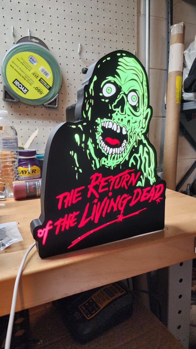 Premium Tarman LED Lightbox – Inspired by The Return of the Living Dead image 4