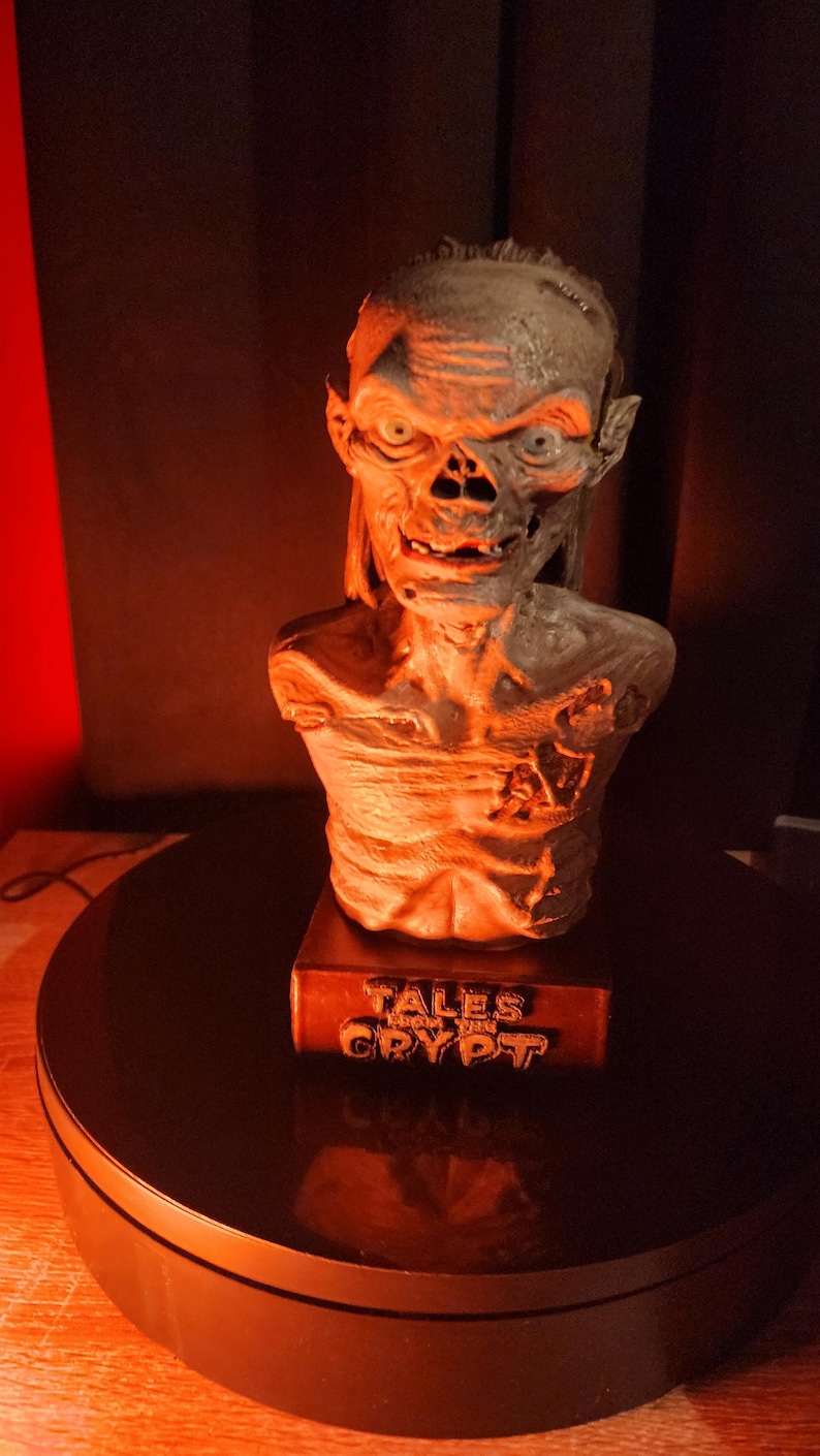 Crypt Keeper Fan Art Bust – Horror Display Statue (Fully Painted) image 10