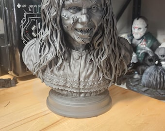 Premium Exorcist Fan Art Regan Bust - Primed Ready To Paint