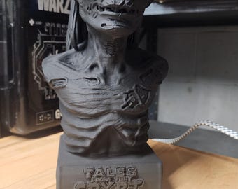Crypt Keeper Fan Art Bust – Horror Display Statue (Ready To Paint)