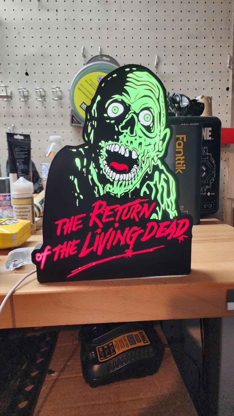 Premium Tarman LED Lightbox – Inspired by The Return of the Living Dead image 2