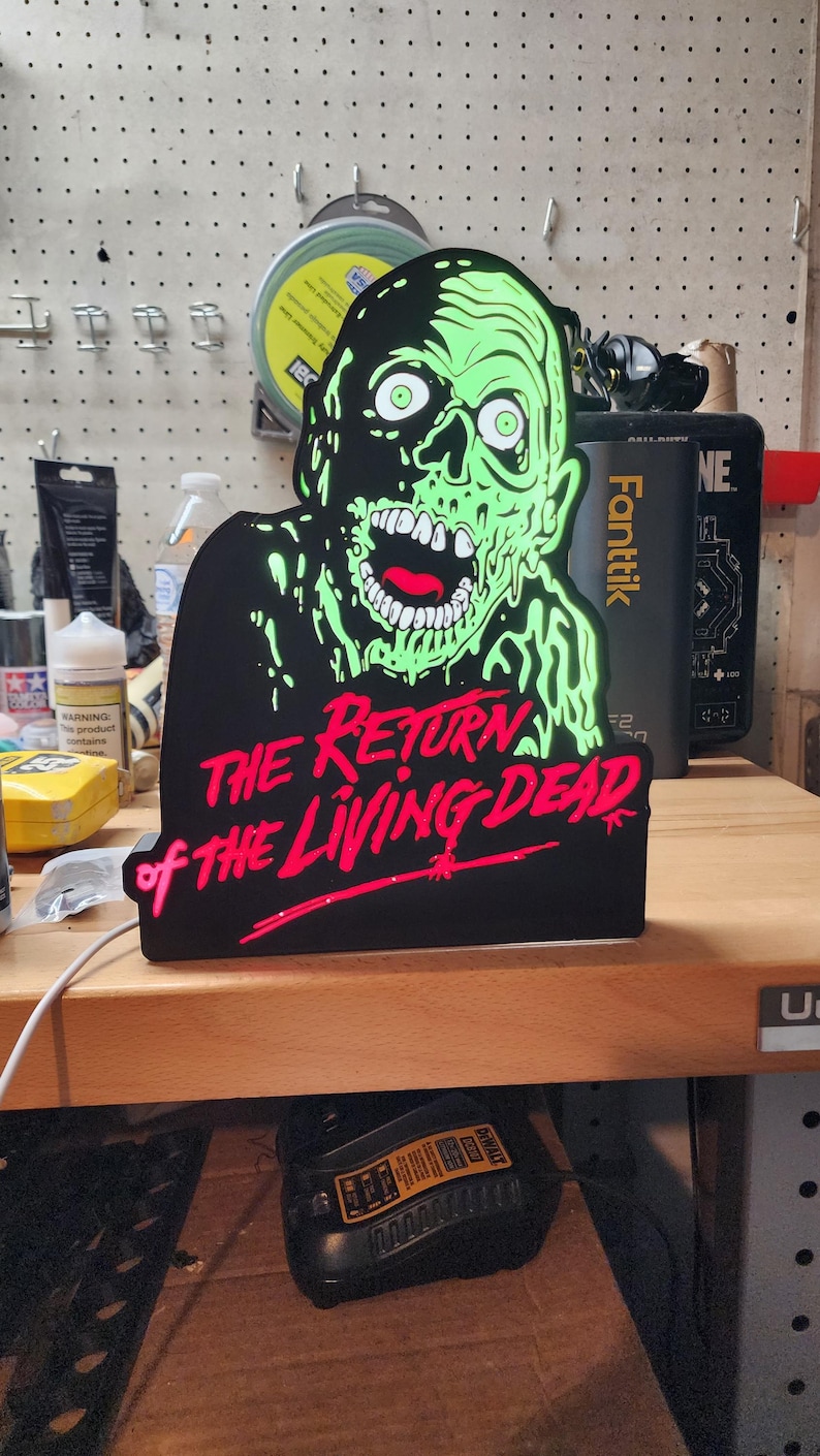 Premium Tarman LED Lightbox – Inspired by The Return of the Living Dead image 3