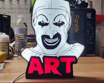 Caja de luz LED Art The Clown Terrifier