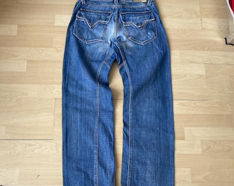 Vintage Diesel Tohnee Jeans Distressed Straight Fit Y2K