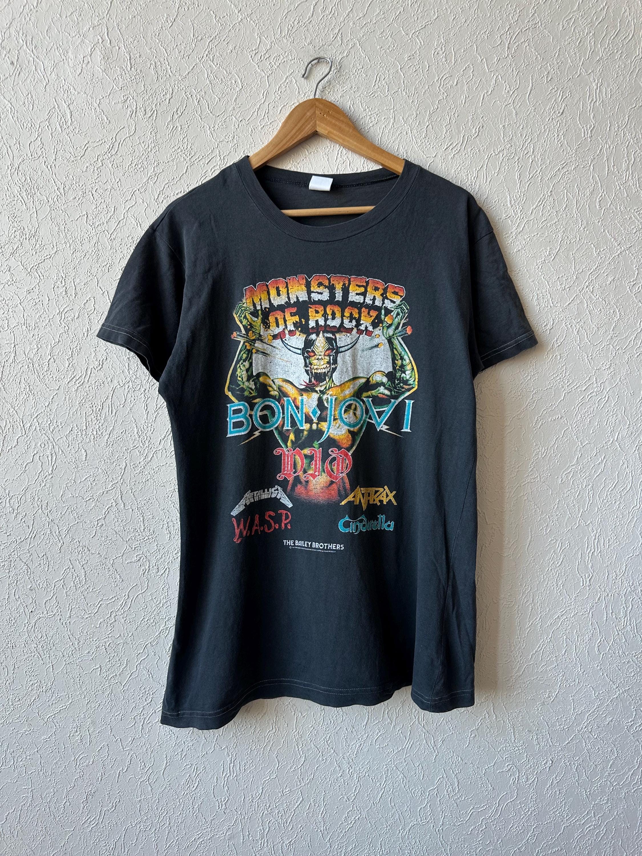 Bon Jovi 1987 Shirt - Etsy