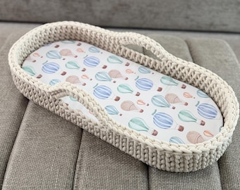 Three Little Cubs Crochet Changing Basket Pattern PDF Download | Crochet Baby Basket | Baby Changing Tray | Nursery Storage Pattern