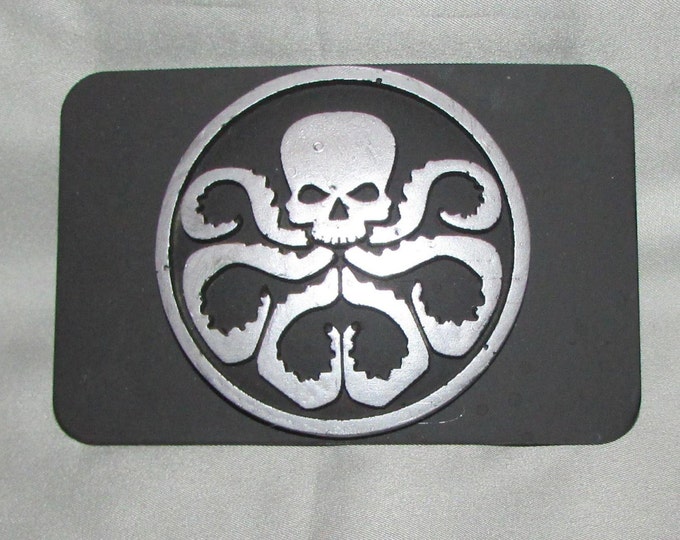 Hail Hydra Insignia Belt Buckle Resin and Metal Etsy