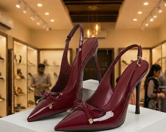 Eleganta damskor med spetsiga stilettklackar – Trendiga högklackade pumps för kvällsfester och formella kläder