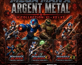 Mega Man X Argent Metal Collection – Lot de 3 remixes d'albums (téléchargement numérique)