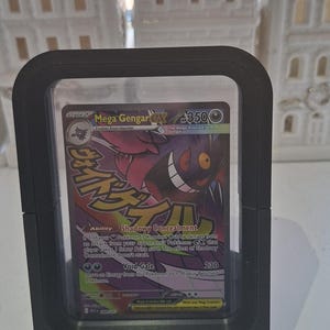 TCG Card Holder for Toploaders | 3D Printed Trading Card Display Stand | Pokémon, Yu-Gi-Oh!, MTG Display