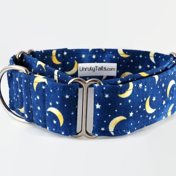 Dog Collar Moon Etsy