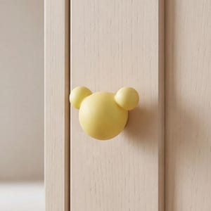 Ceramic Bunny Drawer Knobs Nursery Dresser Pulls Cute Animal Cabinet Handles for Kids Room Decor Pastel Hardware