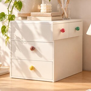 Bunte Keramik Schublade Knäufe Runde Knäufe für Kommode Moderne Möbelbeschläge für DIY Kinderzimmer Dekor Küche Update