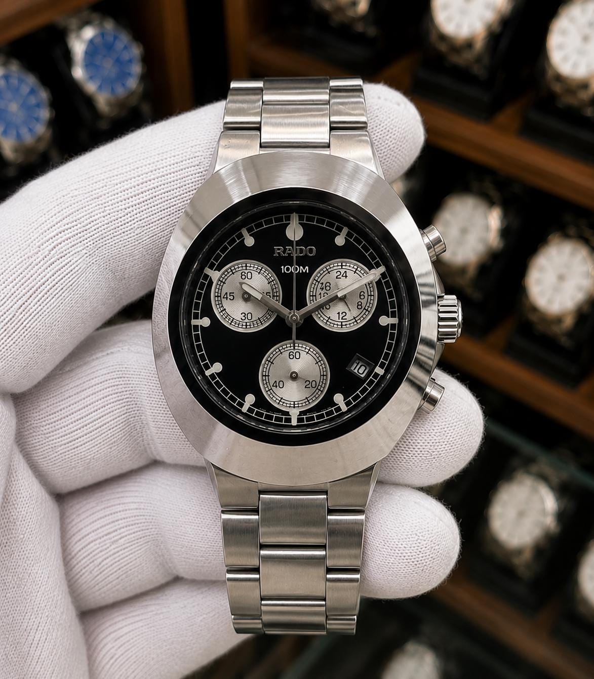 Seiko Chronograph 100 M - Etsy