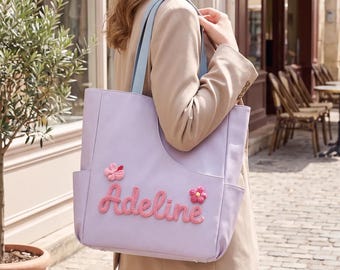 Bolso de pickleball personalizado con parche de icono, bolso de pickleball con nombre personalizado, bolso de pickleball de estilo preppy para tenis, regalo para amantes del pickleball.