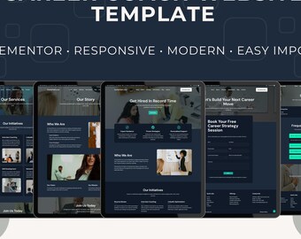 Career Coach Website Template – Elementor Wordpress