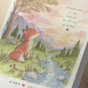 Akzeptanz ist die Antwort, AA-inspirierte Ermutigungskarten, Geschenk zur Genesung, Geschenk zum Jahrestag der Nüchternheit, 12 Schritte, 12,7 x 17,8 cm