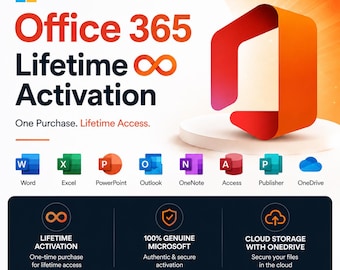 Microsoft Office 365 with Lifetime Activation