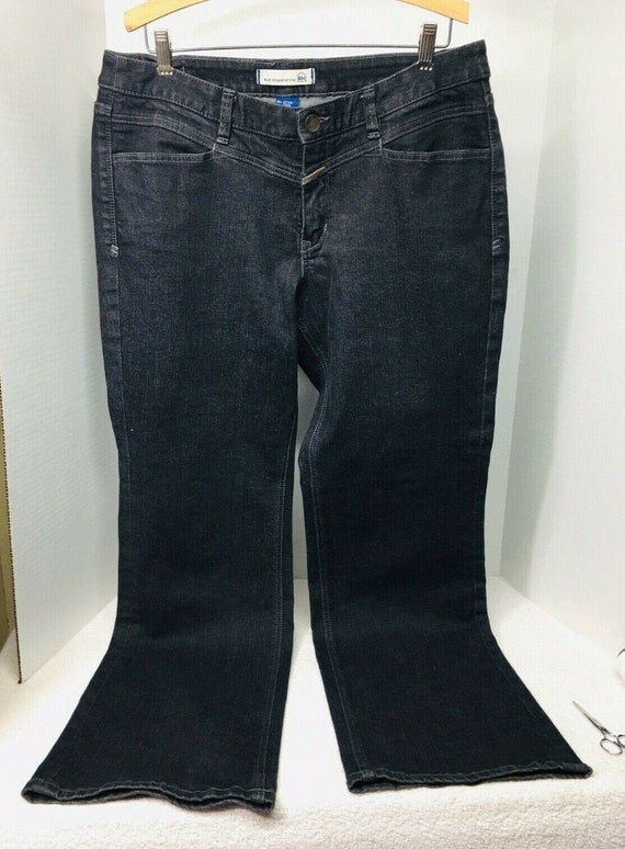 Women's black top jeans size 16