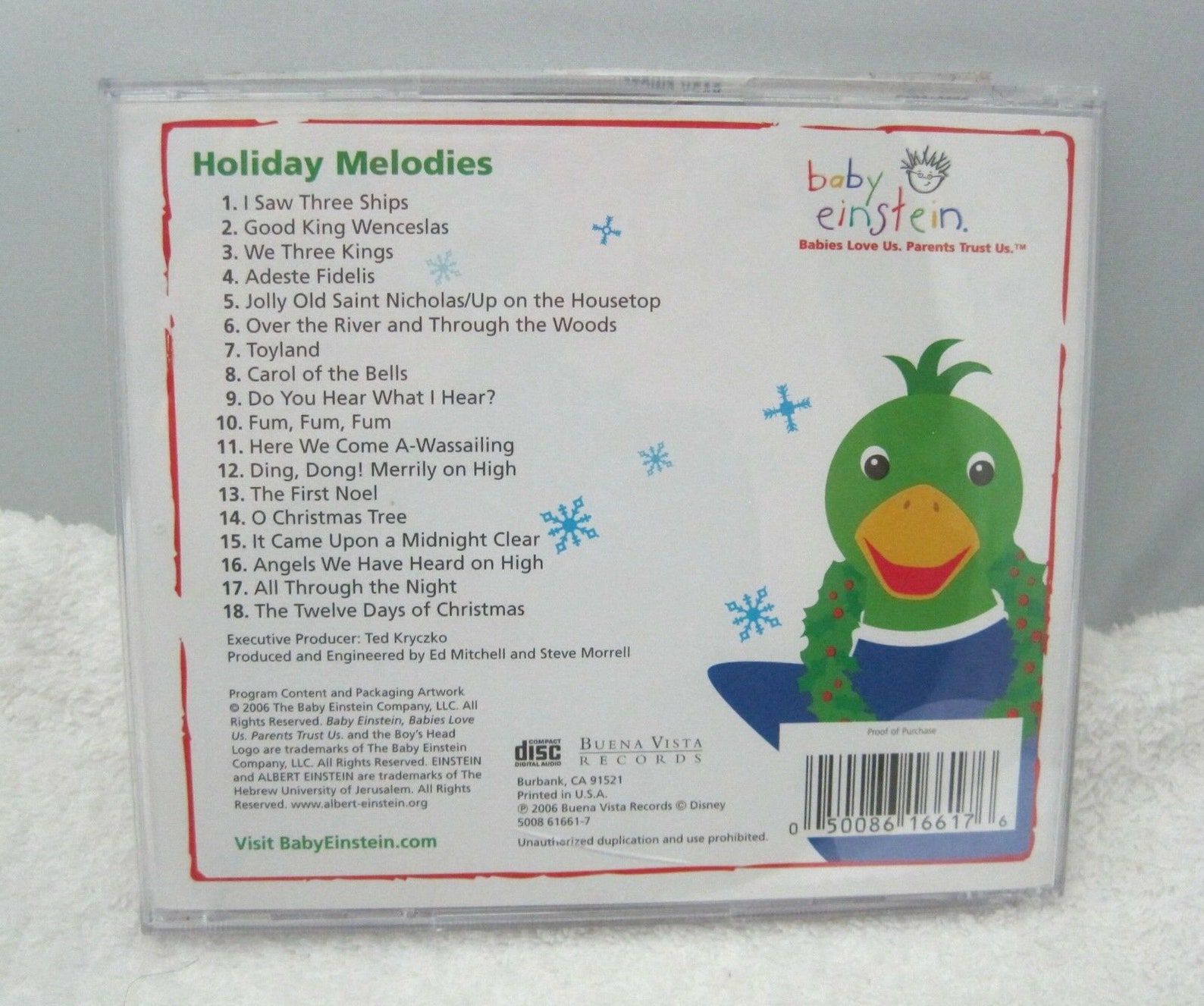 Baby Einstein Holiday Melodies Christmas Music Wonderful CD | Etsy