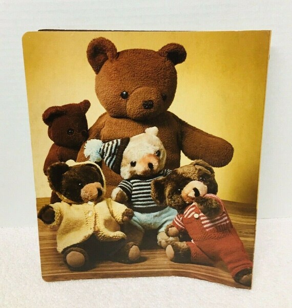 1978 Colad Teddy Bear Notebook Folder Great Shape | Etsy