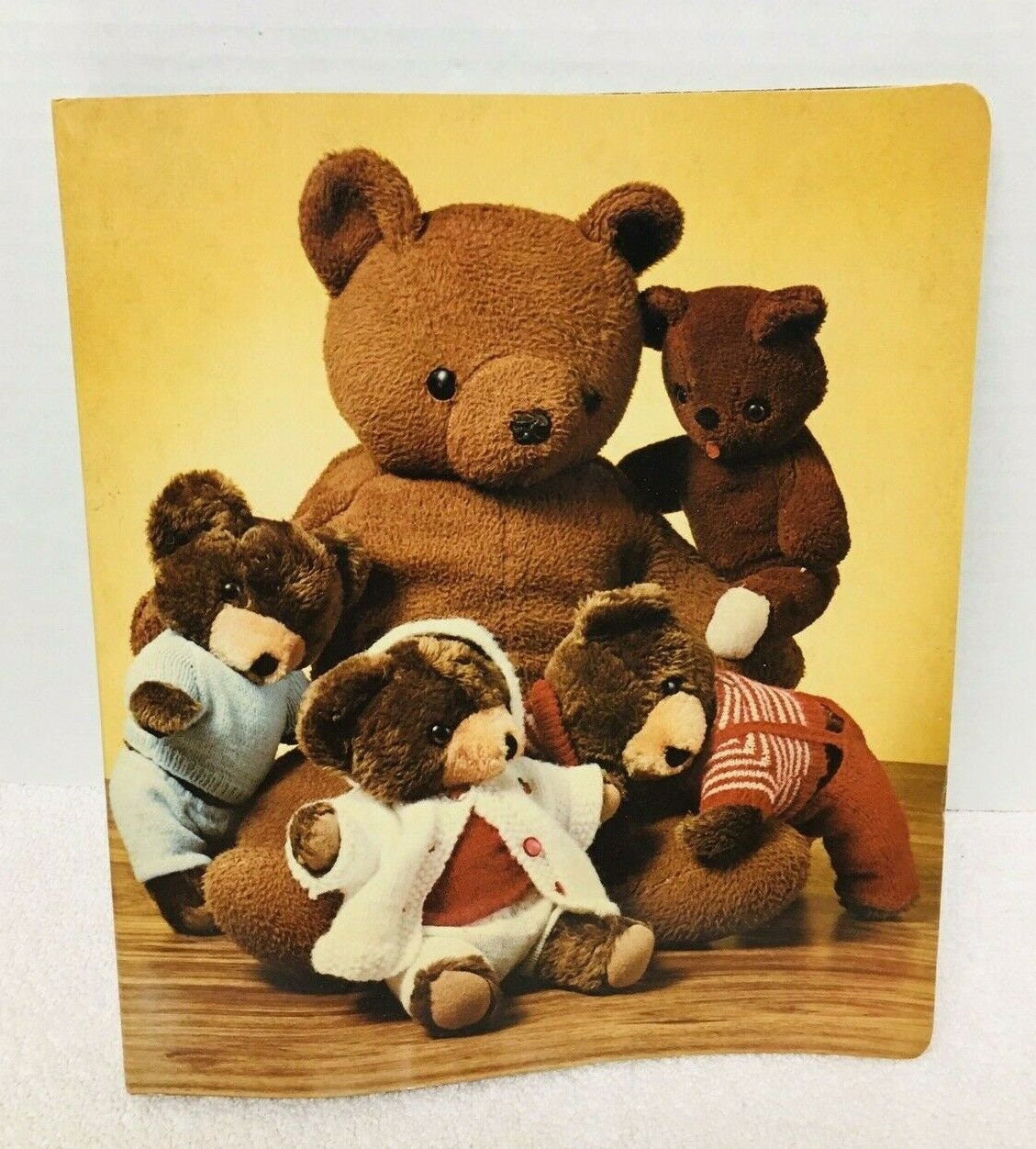 1978 Colad Teddy Bear Notebook Folder Great Shape | Etsy